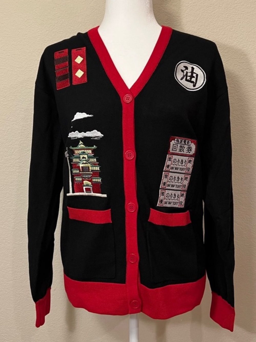 Her Universe Studio Ghibli Spirited Away No Face Cardigan (NWT)